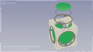 Aperture Science Testing Elements: Discouragement Redirection Cube