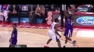 Ben McLemore ejected shoving J J Redick | Kings vs. Clippers | 4.12.14 | HD