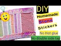 Homemade stone Stickers / how to make stone stickers at home / homemade stone stickers