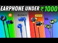 Top 5 Best Wired Earphones Under 1000⚡Best Earphones Under ₹1000 in 2024🔥