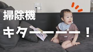 掃除機が嫌いだった赤ちゃん【生後11ヶ月】成長記録