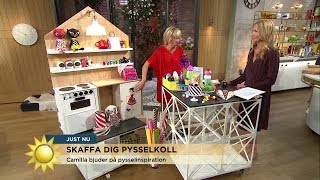 Pyssel perfekt för regniga dagar! - Nyhetsmorgon (TV4)