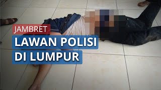 Jambret Nekat Beraksi saat Lebaran, Lakukan Aksi di Depan Seorang Polisi hingga Bergulat di Lumpur