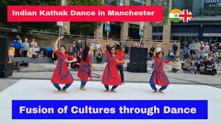 Indian kathak Dance Performance at the Media City Manchester #mediacityuk  #gb