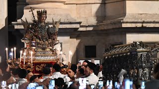 Ottava di S.Agata 2025 Catania Processione del busto reliquiario di Sant'Agata in Piazza Duomo.