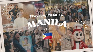 Manila Adventures Pt 2: Sony Music PH, Busking \u0026 Fan Event! 🇵🇭 | Peder Elias Vlog