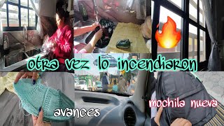 varios días contigo ✅/ fuimos por una mochila 🎒/ otra vez lo incendiaron 😬