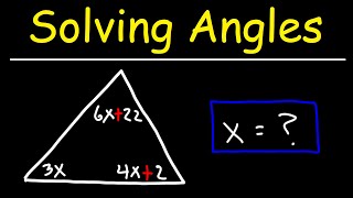 GED Math - Angles in a Triangle