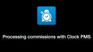 Processing commissions with Clock PMS