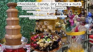 Chocolate, Candy Wholesale Market in Commercial Street Bangalore | Coorg Homemade Chocolate |Khushbu