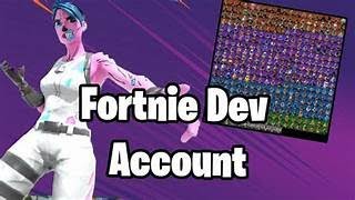 TROLLING WITH FORTNITE DEV ACCOUNT(EVERY SKIN IN THE GAME AND SOME UNREALESED SKINS)