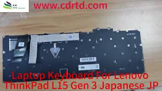 For Lenovo ThinkPad L15 Gen 3 Japanese JP keyboard keys not working?#laptopkeyboard #replacement