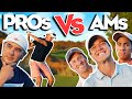 Pros VS The Amateurs | The Match Ends In The Dark! | Ft. @ExperiorGolf & @andrewradford2218