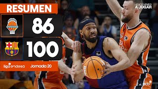 Valencia Basket - Barça (86-100) RESUMEN | Liga Endesa 2024-25