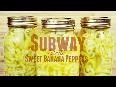 Homesteading: Canning Sweet Banana Peppers-Subway Style Homesteading: Canning Sweet Banana Peppers-Subway Style