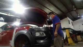 Hyundai Kona# replacing rad.panel#headlight# bumper simpleprocess