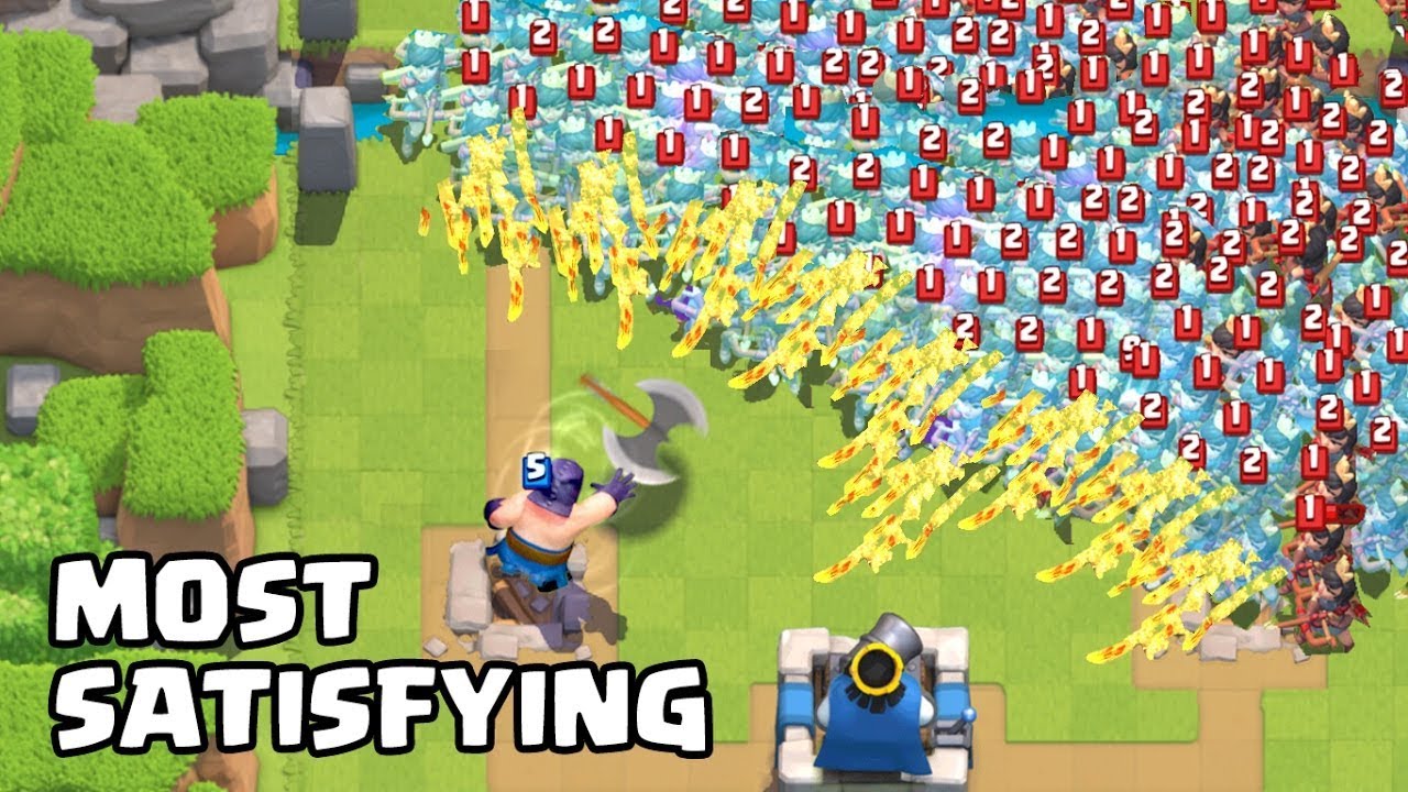 The Most Satisfying Clash Royal Moments Youtube
