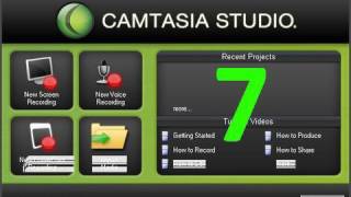 How To Use Camtasia Studio 7 -Tutorial