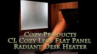 Cozy Products CL Cozy Legs Flat Panel Radiant Desk Heater  CL-150