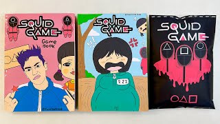 [🔫paper diy🔫] SQUID GAME PAPER PLAY GAME BOOK AND BLIND BAG unboxing! | asmr