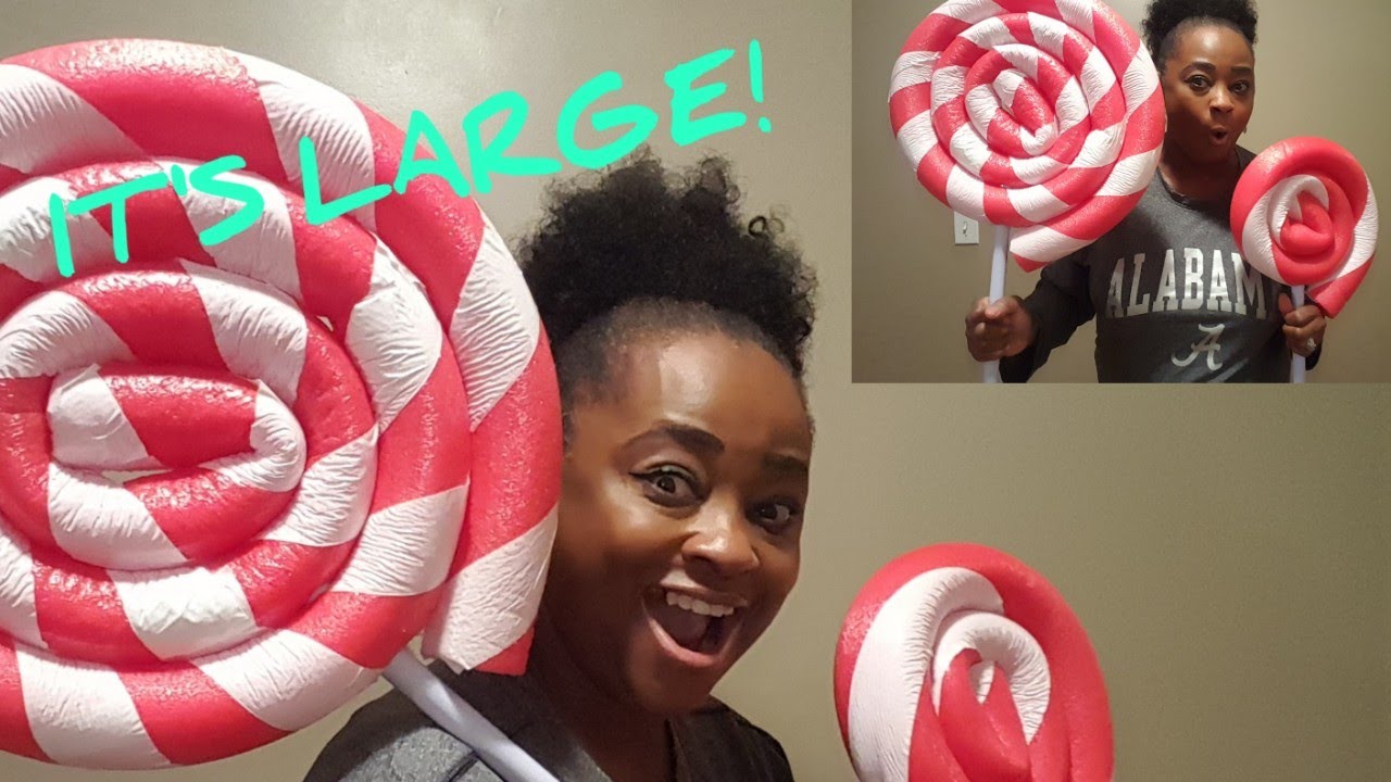 Diy|How To Make Giant Lollipops Using Pool Noodles |$5 Dollar Tree DIY ...