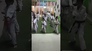 Karate children practice in the club#Karate India#Karate coach Delhi