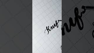 Neat and Clean Calligraphy with Artline 1.0mm Marker #calligraphy #viral #shorts