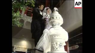 VOICE: Couple get married in mid air in Tokyo