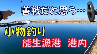 これでも善戦？穴釣り→サビキ→胴突き＠能生漁港