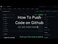 GitHub Tutorial for Beginners: How to Push Code to GitHub Step-by-Step #awebcode #git #coding
