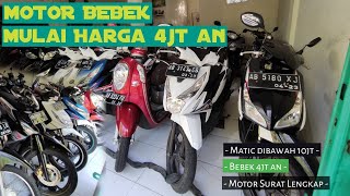 Motor bebek mulai 4jt an?? | Update stock motor bekas jogja