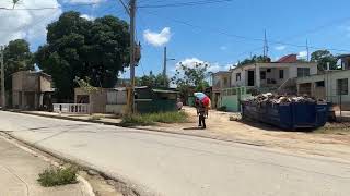 Walking through the city of Moron Cuba