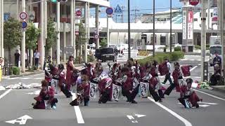 蒼天飛龍「龍鼓響命」～2019奥州yosakoi in みずさわ 駅前②