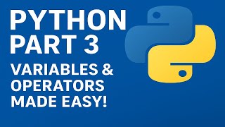 Python Tutorial Part 3 | Variables, Comments, Arithmetic Operators, Data Types (String, Int, Float)