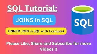 (39) INNER JOIN in SQL | SQL Server Tutorial