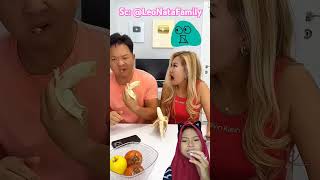 PAPA MAKAN PISANG KULITNYA JUGA DIMAKAN ‼️ @LeoNataFamily #funny #mukbang #comedy #dubbing #shotrs