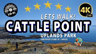 LETS WALK! Day Trip Victoria BC - Exploring Uplands Park Hidden Trails \u0026 Cattle Point Views - Tour