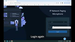 How to configure IP pa system.SPON IP paging microphone and IP horn speaker