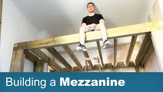 Building a Freestanding Mezzanine