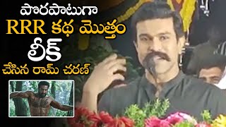 Ram Charan Said NTR Is My Brother In RRR || Ram Charan Leaked RRR Movie Story In Public || NSE