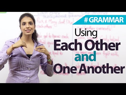 How do you use each other and one another correctly?