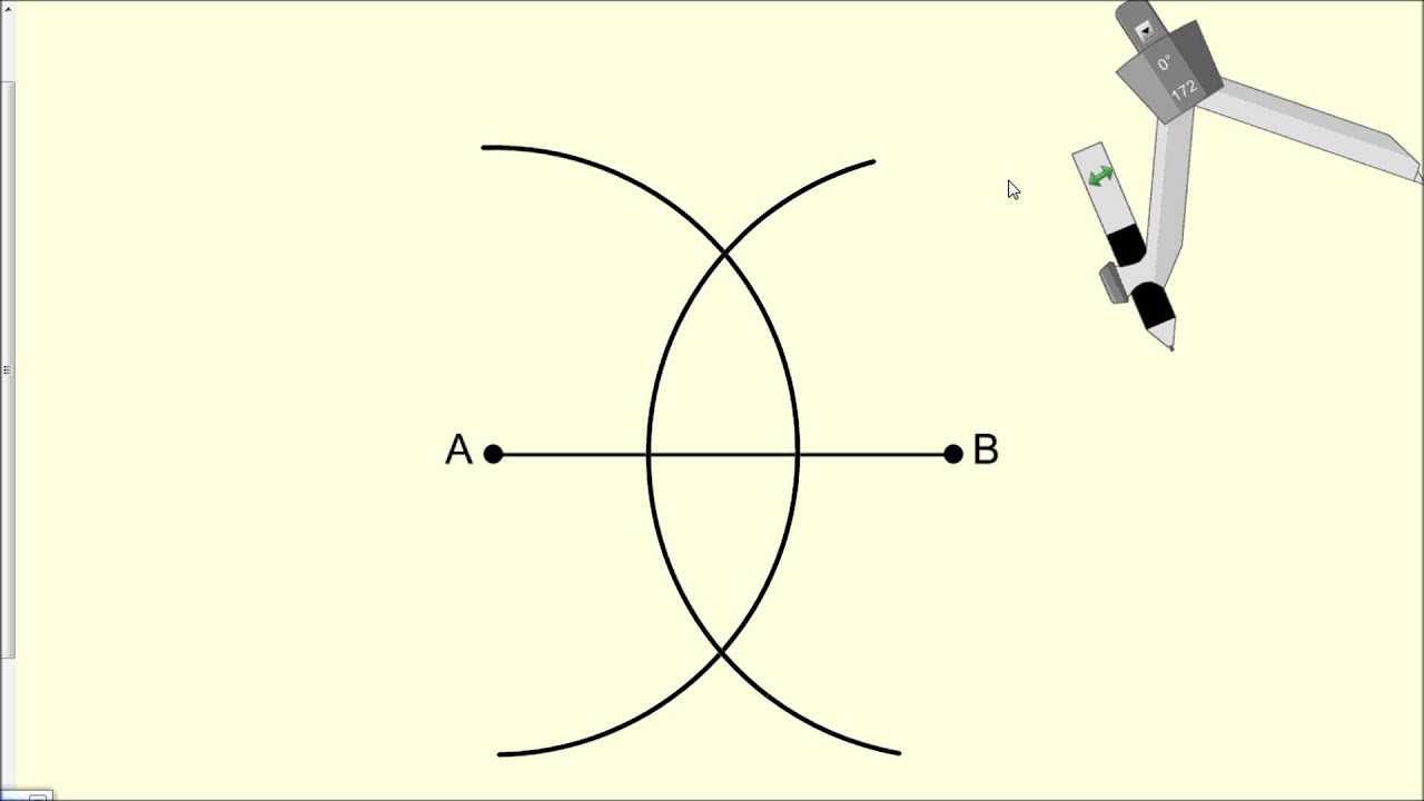 Draw A Perfect Perpendicular Line With A Compass In 5 Steps
