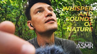 ASMR in Nature - Sounds of Whisper, Leaves, Water and Relaxation