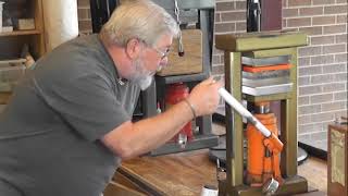 Making A Unique Cuff Bracelet with a Hydraulic Press