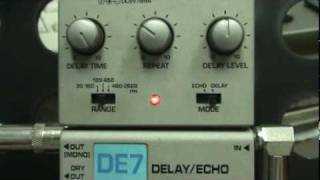 Ibanez De7 Delay Echo Effect Demo By Chatreeo