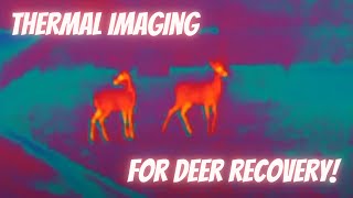 Deer hunting recovery using FLIR thermal imaging monocular