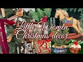 LITTLE WOMEN INSPIRED CHRISTMAS DECOR- homemade Christmas decor, old world decor, thrifted antiques