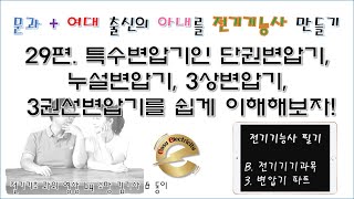 전기기기 과외 29편. 특수변압기인 단권변압기, 누설변압기, 3상변압기, 3권선변압기를 쉽게 이해해보자! #전기 #전기기초 #전기기능사필기 #전기기기