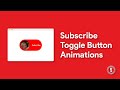 Subscribe Button Toggle Animations only with HTML & CSS - Live Coding | EL Creative Media