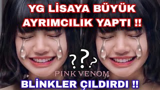 Yg Lisa'ya büyük ayrımcılık yaptı !! onu diğerlerinden ayırdı !! blinkler çıldırdı 😢😱